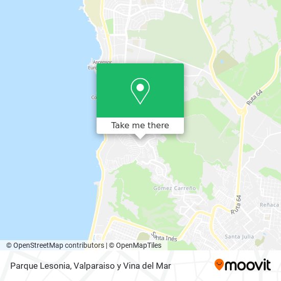 Parque Lesonia map