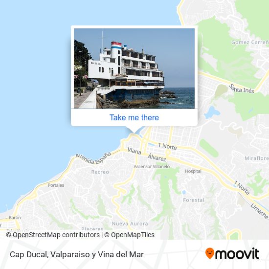 Cap Ducal map