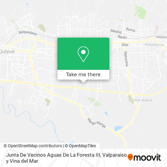 Junta De Vecinos Aguas De La Foresta III map