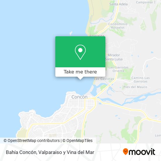 Mapa de Bahía Concón