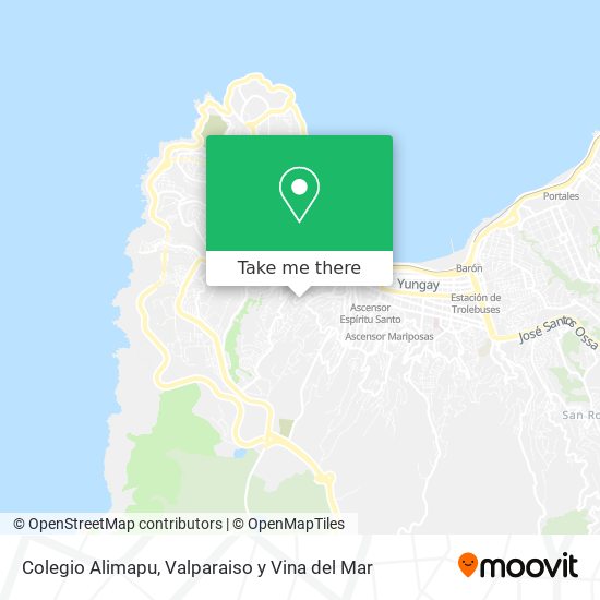 Mapa de Colegio Alimapu