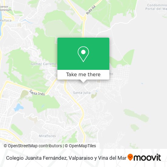 Colegio Juanita Fernández map