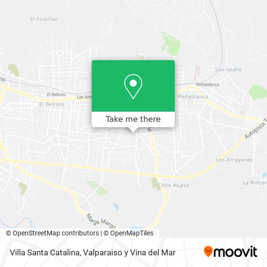 Mapa de Villa Santa Catalina