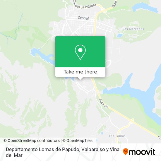 Departamento Lomas de Papudo map