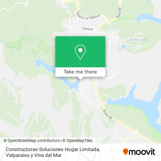 Constructoras-Soluciones Hogar Limitada map