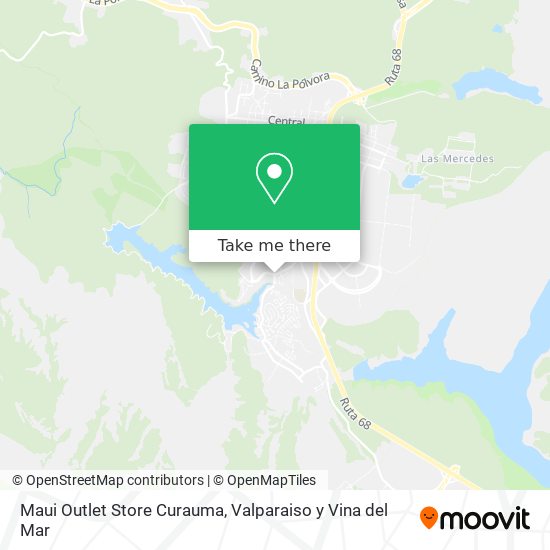 Mapa de Maui Outlet Store Curauma