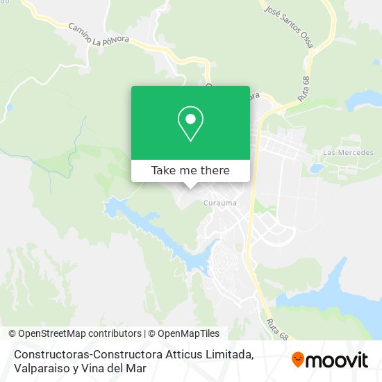 Constructoras-Constructora Atticus Limitada map