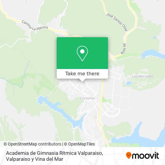 Mapa de Academia de Gimnasia Rítmica Valparaiso