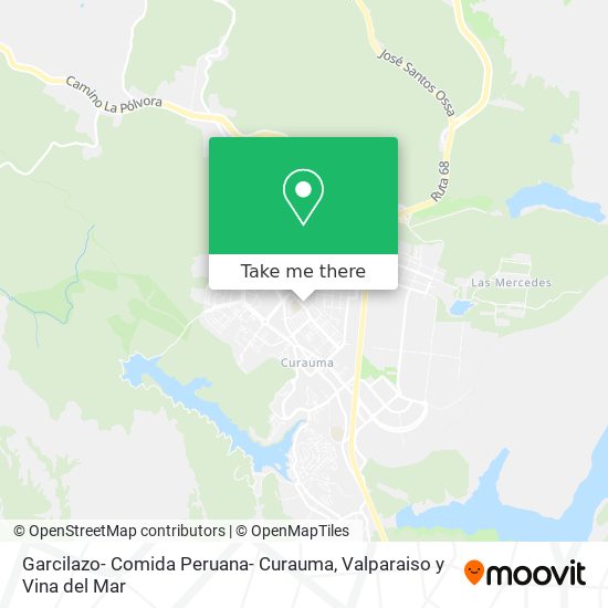 Mapa de Garcilazo- Comida Peruana- Curauma