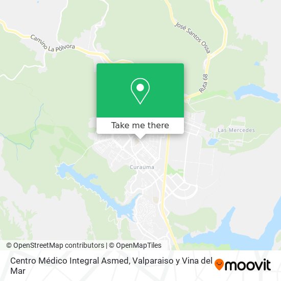 Mapa de Centro Médico Integral Asmed