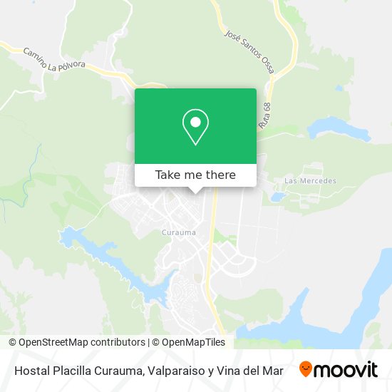 Mapa de Hostal Placilla Curauma