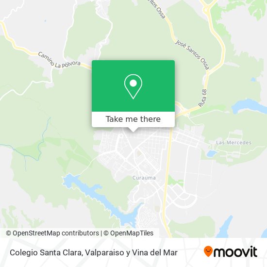 Colegio Santa Clara map