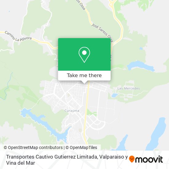 Transportes Cautivo Gutierrez Limitada map