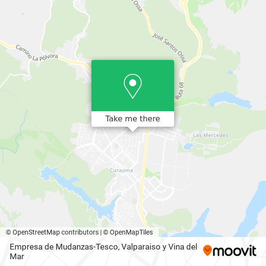Empresa de Mudanzas-Tesco map