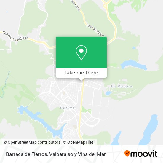 Barraca de Fierros map