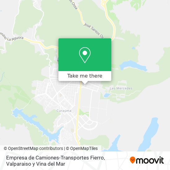 Empresa de Camiones-Transportes Fierro map