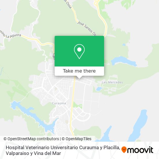 Hospital Veterinario Universitario Curauma y Placilla map