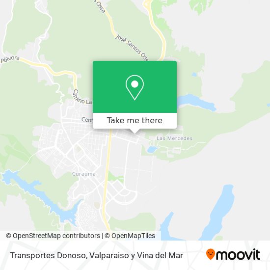 Transportes Donoso map