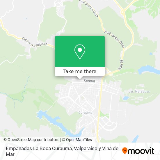 Empanadas La Boca Curauma map