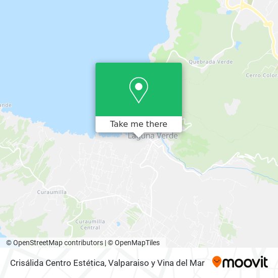 Mapa de Crisálida Centro Estética