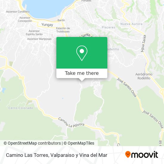 Mapa de Camino Las Torres