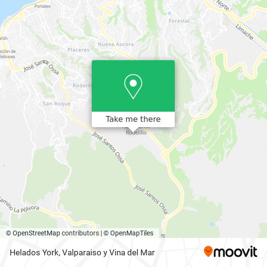 Helados York map