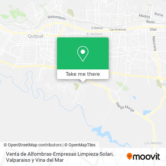 Mapa de Venta de Alfombras-Empresas Limpieza-Solari