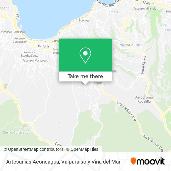 Mapa de Artesanias Aconcagua
