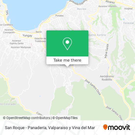 Mapa de San Roque - Panadería