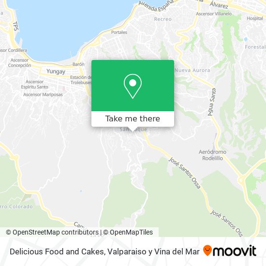 Delicious Food and Cakes map