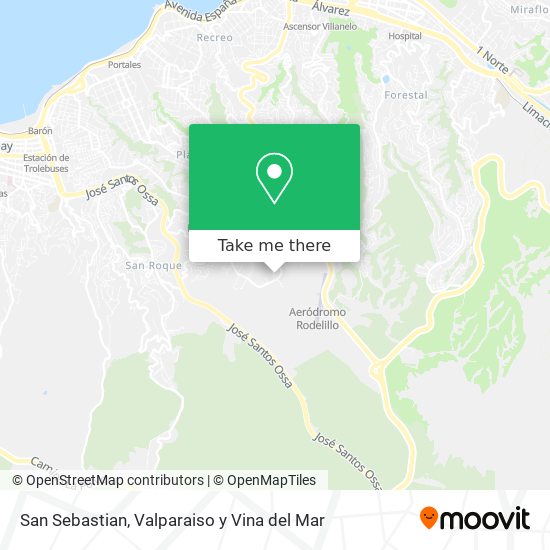 San Sebastian map