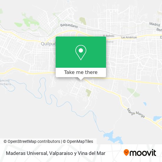 Mapa de Maderas Universal