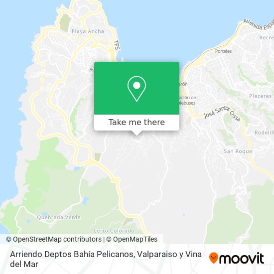 Arriendo Deptos Bahía Pelicanos map