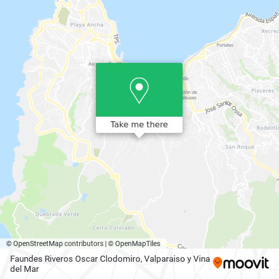 Mapa de Faundes Riveros Oscar Clodomiro