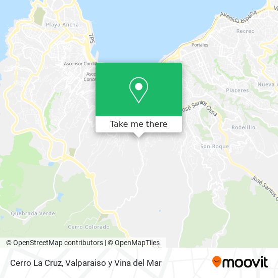 Cerro La Cruz map