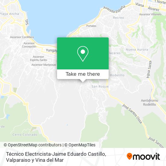 Técnico Electricista-Jaime Eduardo Castillo map