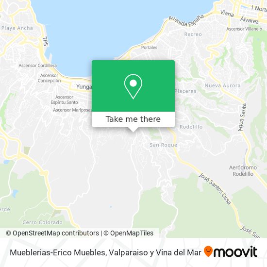 Mueblerias-Erico Muebles map