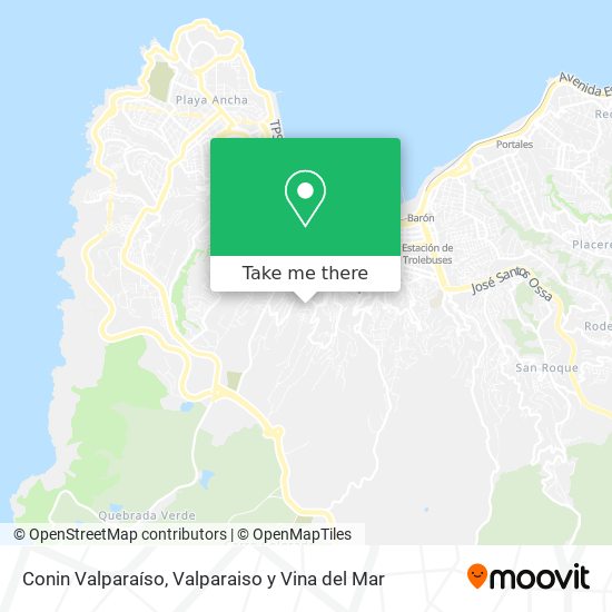 Conin Valparaíso map