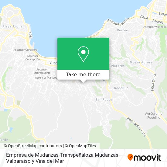 Mapa de Empresa de Mudanzas-Transpeñaloza Mudanzas