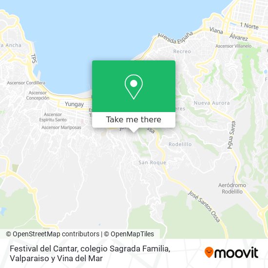 Festival del Cantar, colegio Sagrada Familia map