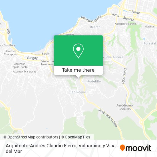 Arquitecto-Andrés Claudio Fierro map