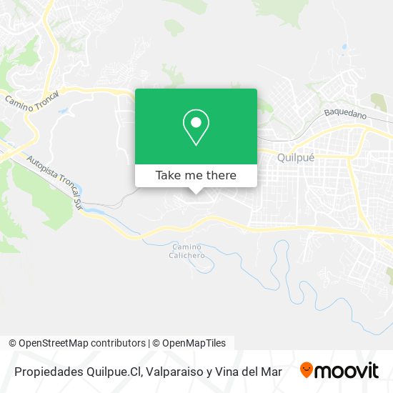 Propiedades Quilpue.Cl map