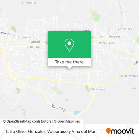 Mapa de Tatto Oliver Gonzalez