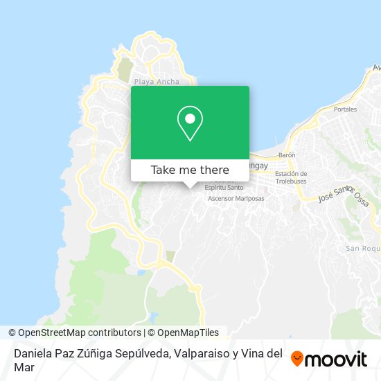 Daniela Paz Zúñiga Sepúlveda map