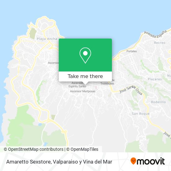 Mapa de Amaretto Sexstore