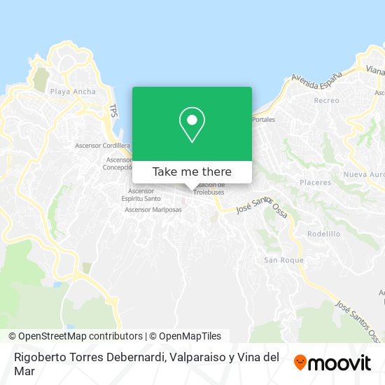 Mapa de Rigoberto Torres Debernardi