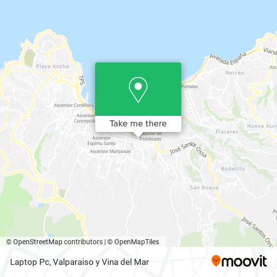 Laptop Pc map