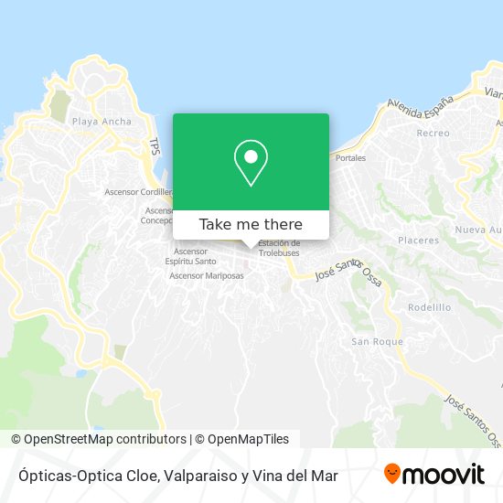 Ópticas-Optica Cloe map