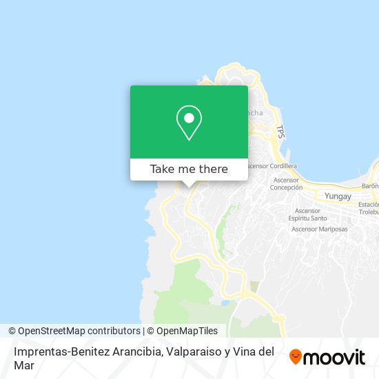 Imprentas-Benitez Arancibia map