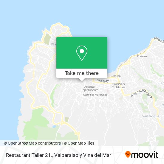 Restaurant Taller 21. map